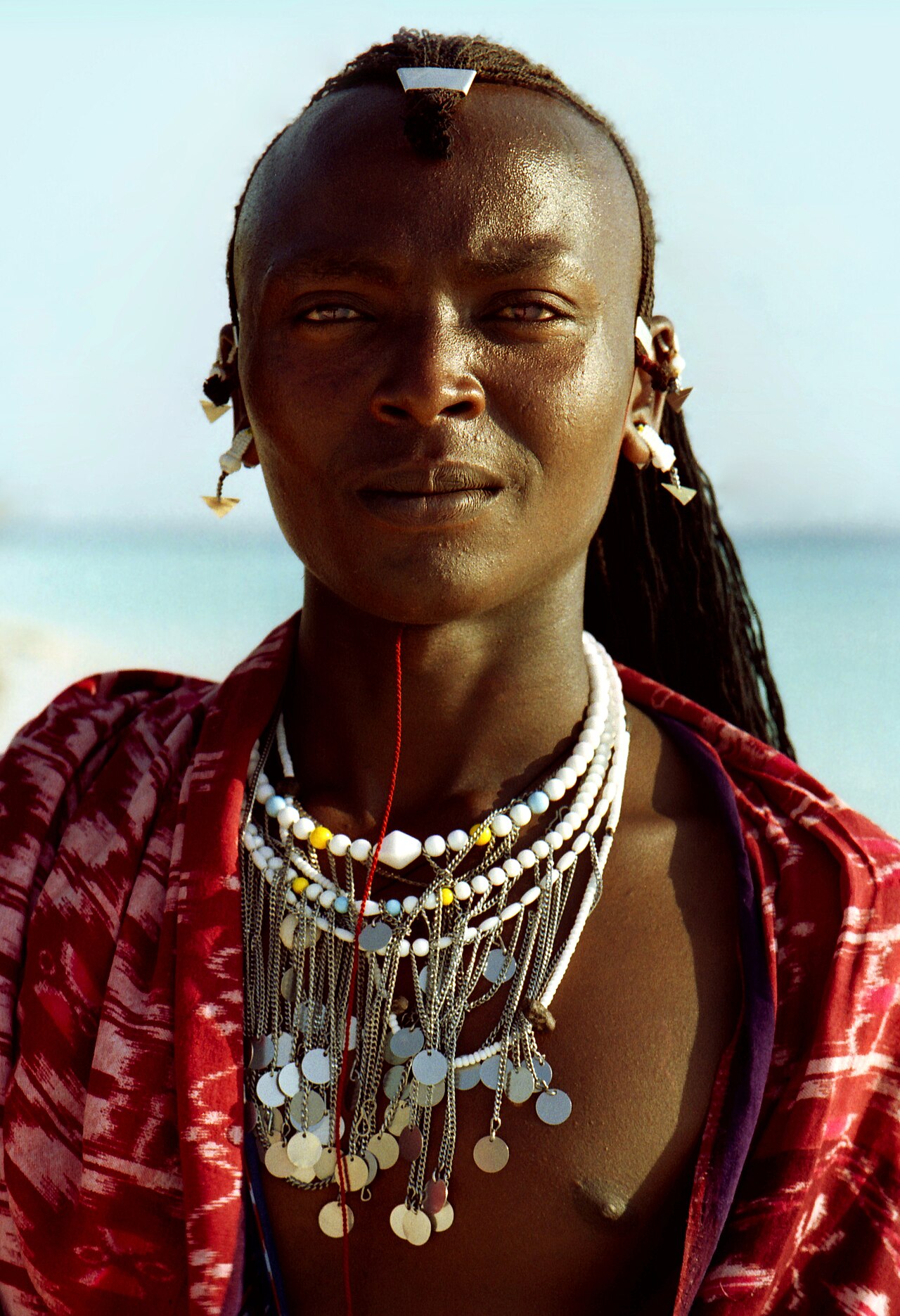 Maasai portrait at sunset